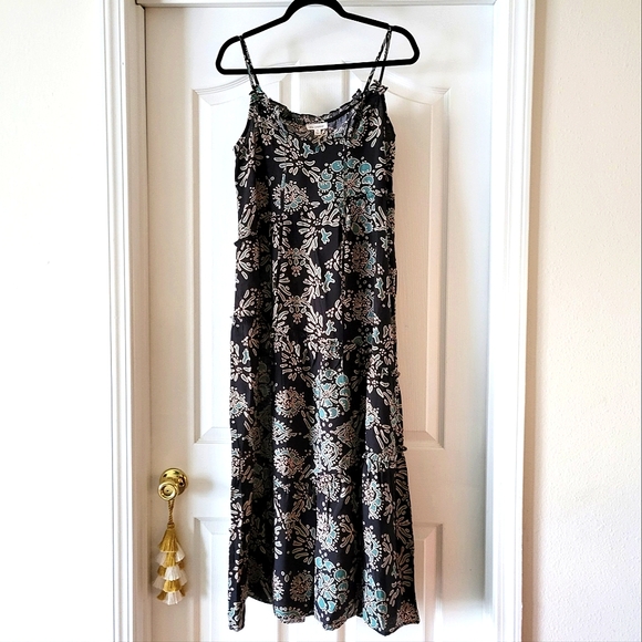 Blu Pepper Dresses & Skirts - Blu Pepper Midi Dress Sundress Small NWT Blue Multi Boho Trendy Boho Cute